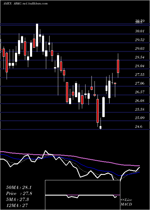  Daily chart ArkGenomic