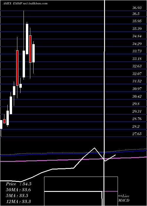  monthly chart WisdomtreeEm