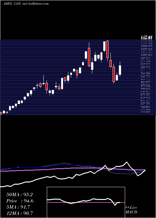  weekly chart GoldMiners