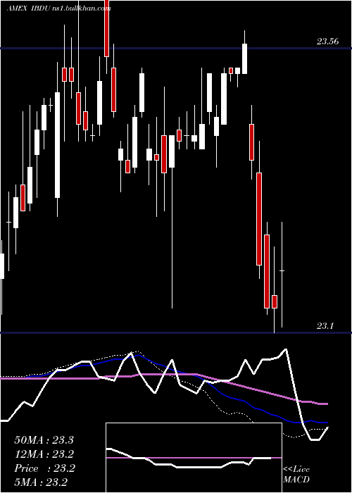  weekly chart IsharesIbonds