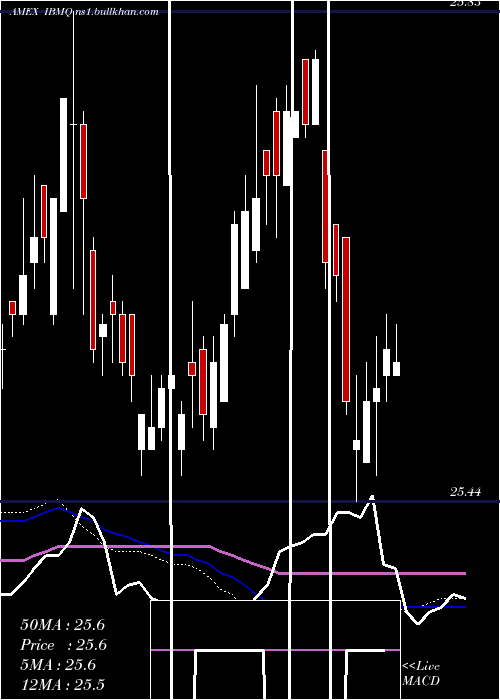  weekly chart IsharesIbonds