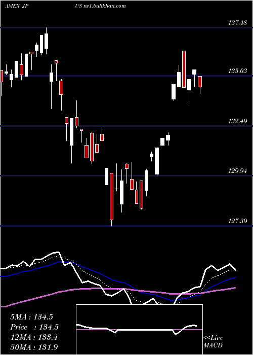  Daily chart JpmorganDiversified