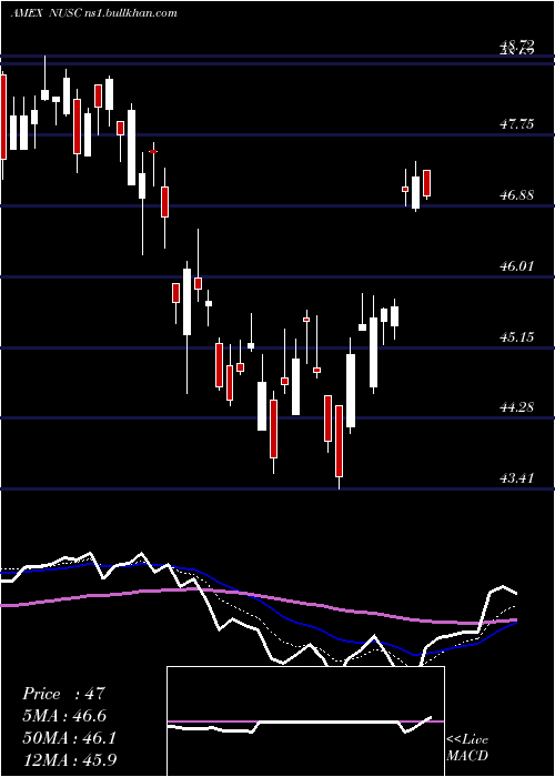  Daily chart NusharesEsg