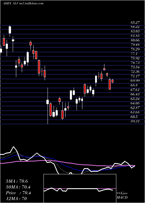  Daily chart SilverTrust