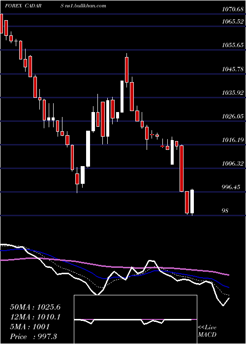  Daily chart CanadianDollar