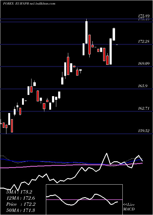  weekly chart EuroDollar