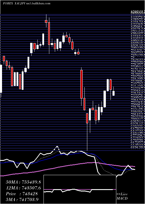  Daily chart GoldJapanese