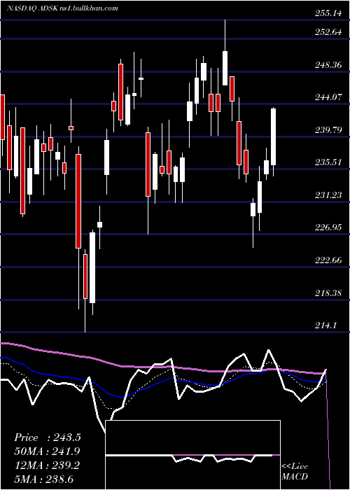  Daily chart AutodeskInc