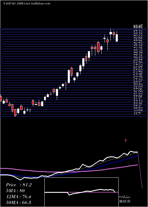  Daily chart AmbarellaInc