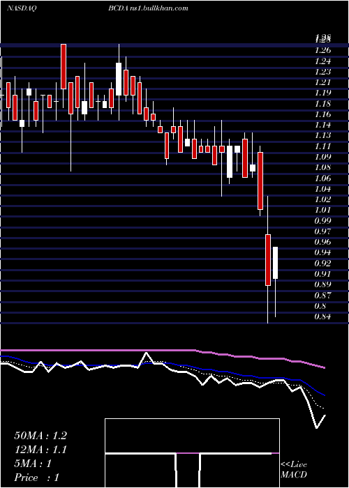  Daily chart BiocardiaInc