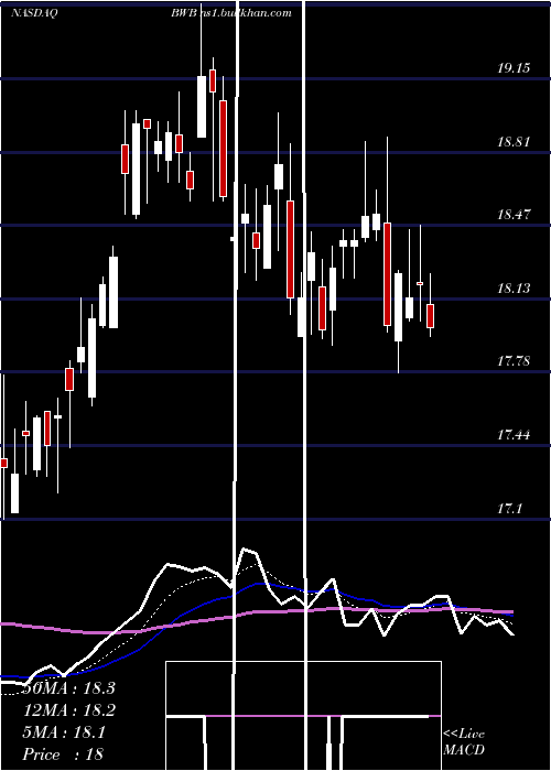  Daily chart BridgewaterBancshares