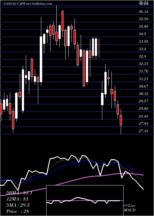  Daily chart CapricorTherapeutics