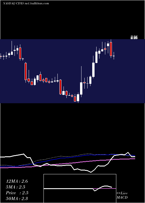  weekly chart CodexisInc