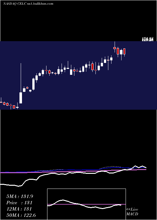  weekly chart CelcuityInc