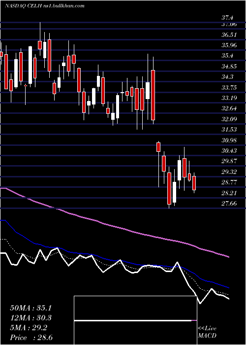  Daily chart CelsiusHoldings