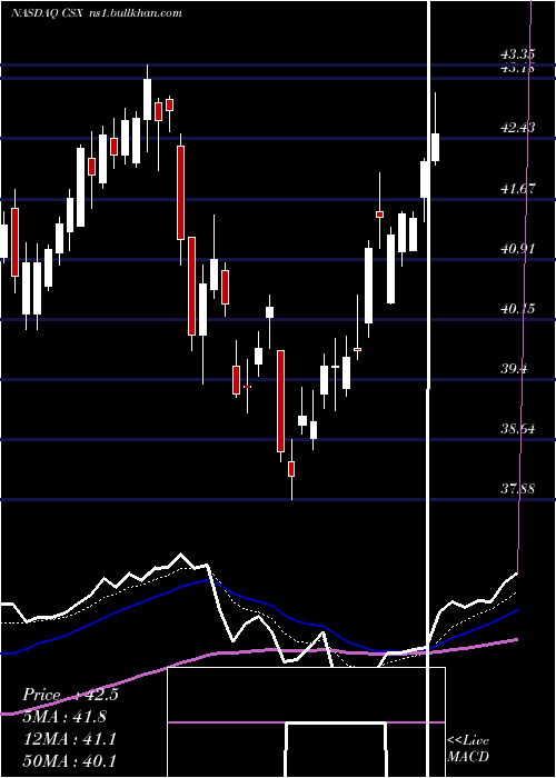  Daily chart CsxCorporation