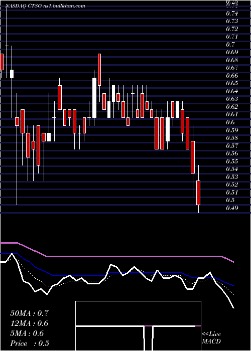  Daily chart CytosorbentsCorporation
