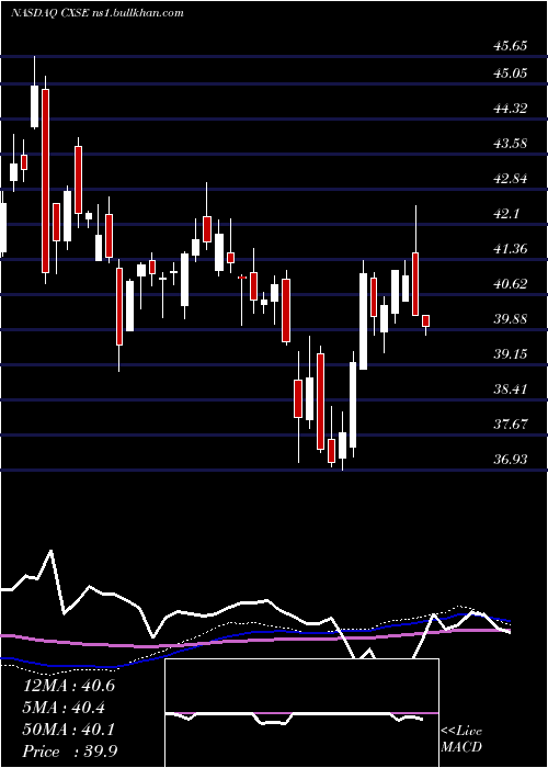  weekly chart WisdomtreeChina