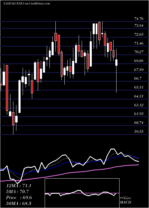  Daily chart Euroseas