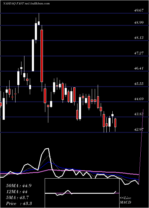  Daily chart FastenalCompany