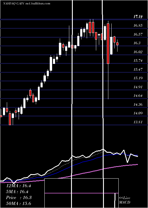  Daily chart GladstoneInvestment