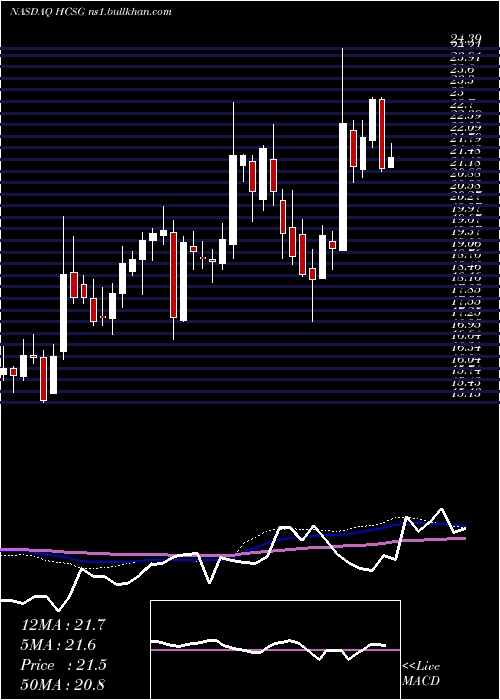  weekly chart HealthcareServices