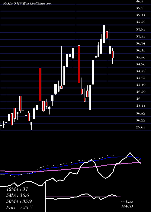  weekly chart HealthwaysInc