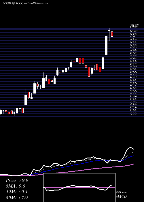  Daily chart ImmucellCorporation