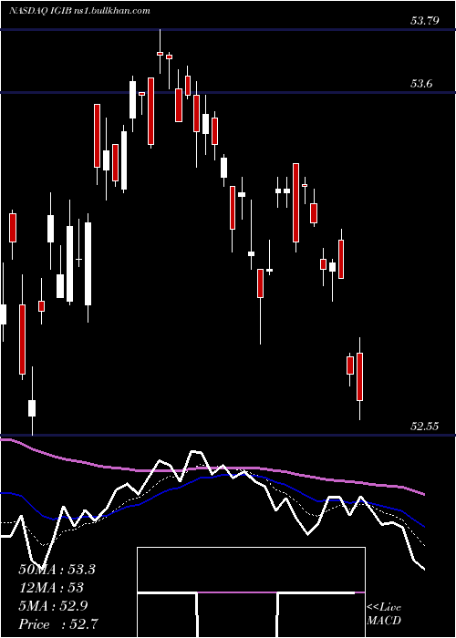  Daily chart IsharesIntermediate
