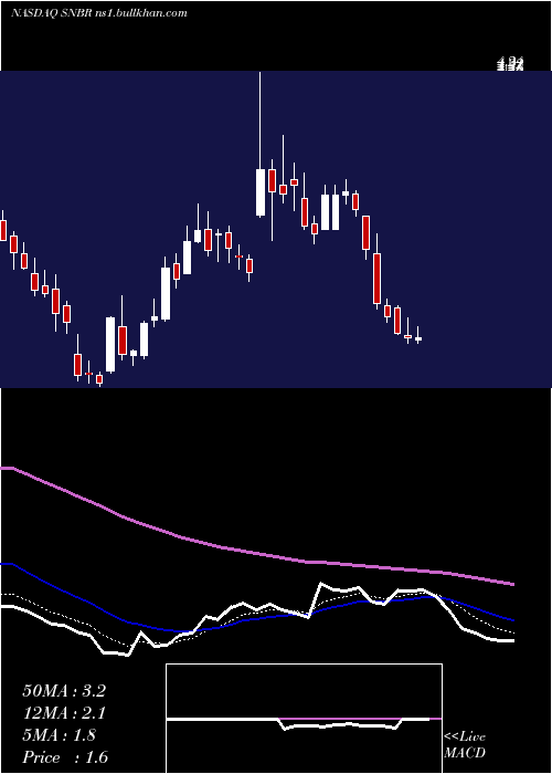  Daily chart SleepNumber