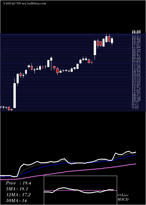  Daily chart TargetHospitality