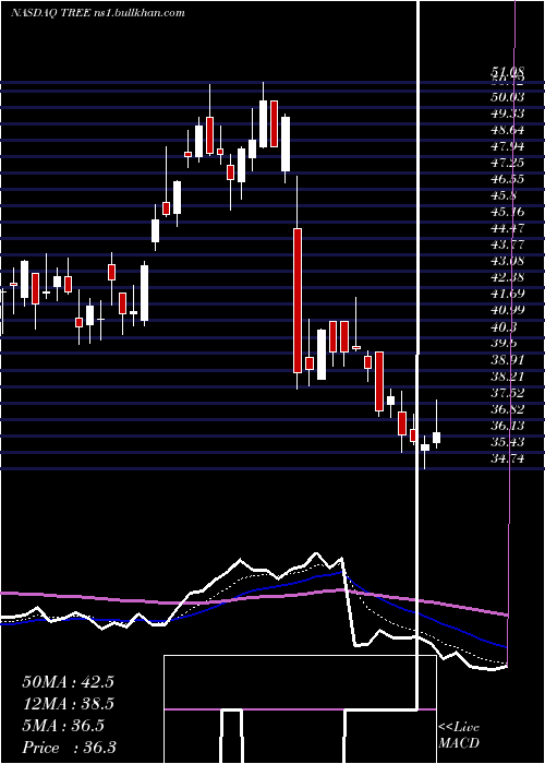  Daily chart LendingtreeInc