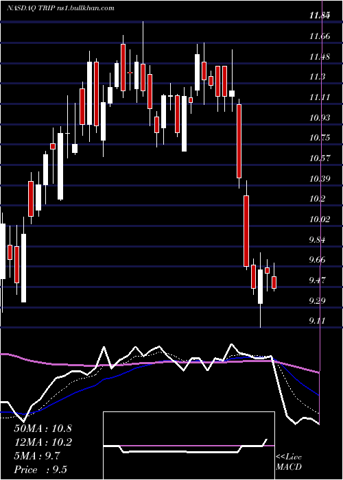  Daily chart TripadvisorInc