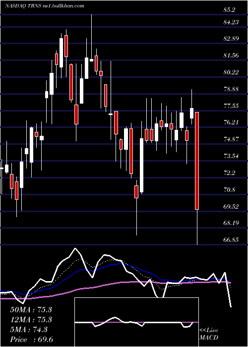  Daily chart TranscatInc