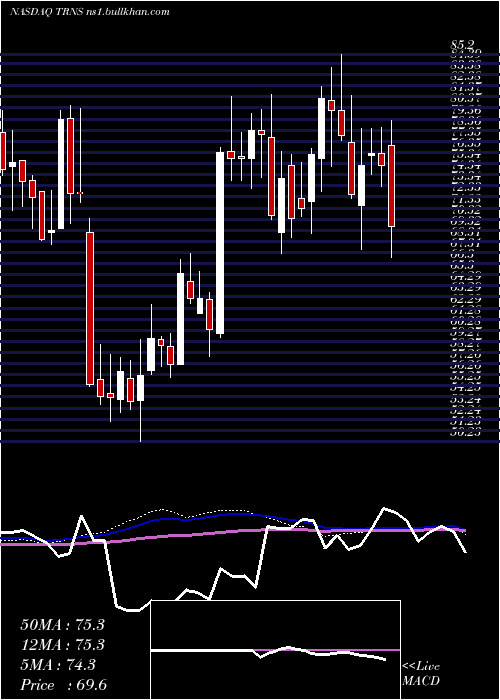  weekly chart TranscatInc