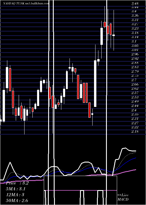  Daily chart MammothEnergy