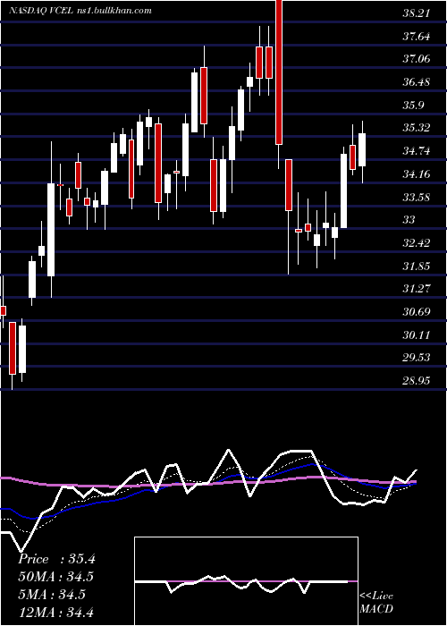  Daily chart VericelCorporation