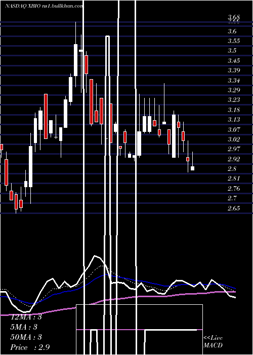  Daily chart XeneticBiosciences