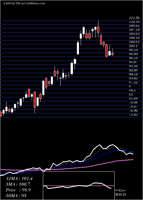  Daily chart ZoomVideo