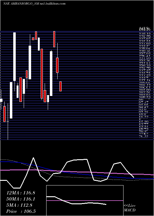  monthly chart AmbaniOrgochem
