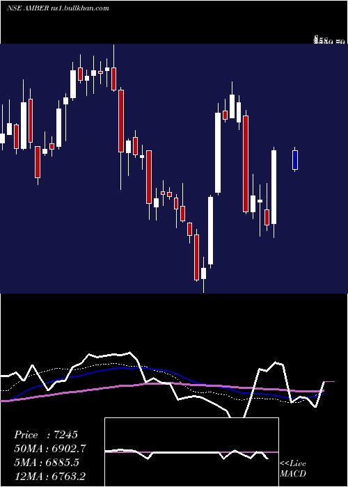  weekly chart AmberEnterprises
