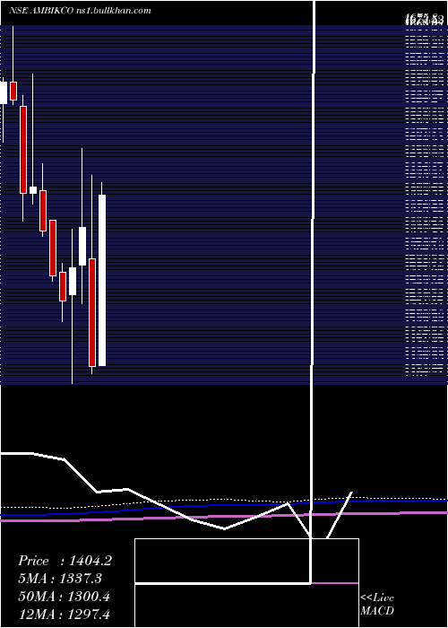  monthly chart AmbikaCotton