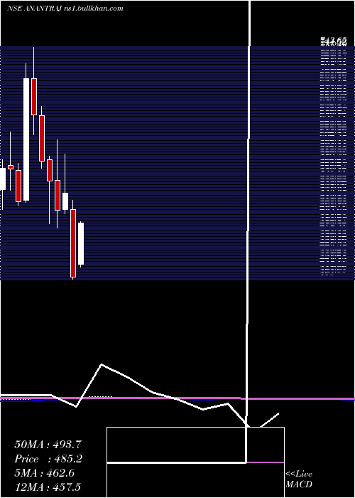  monthly chart AnantRaj
