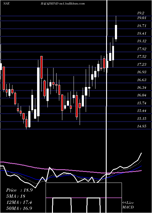  Daily chart BajajHindusthan