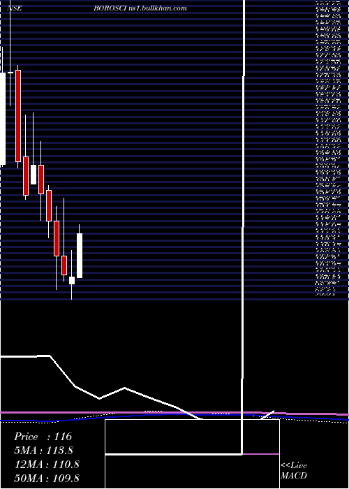  monthly chart BorosilScientific