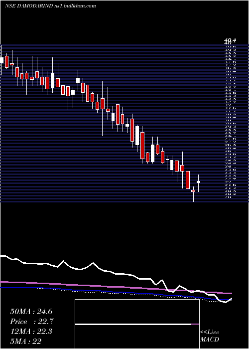  weekly chart DamodarIndust