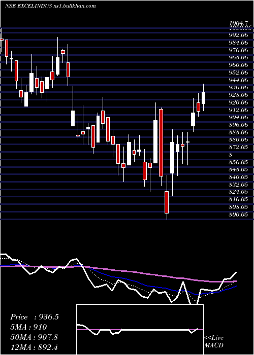 Daily chart ExcelIndustries
