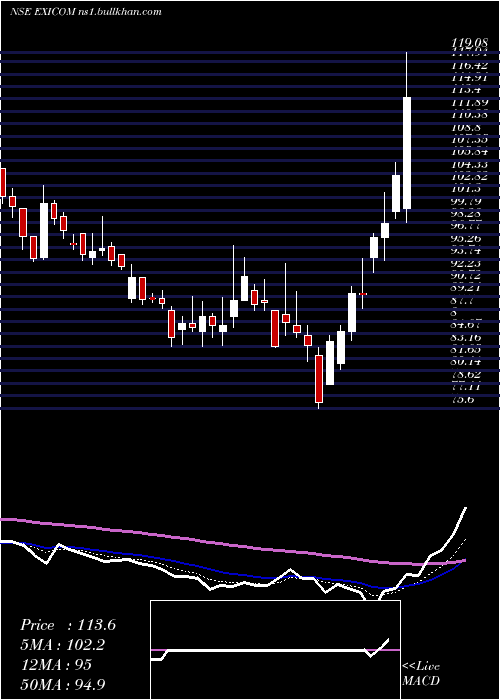  Daily chart ExicomTele