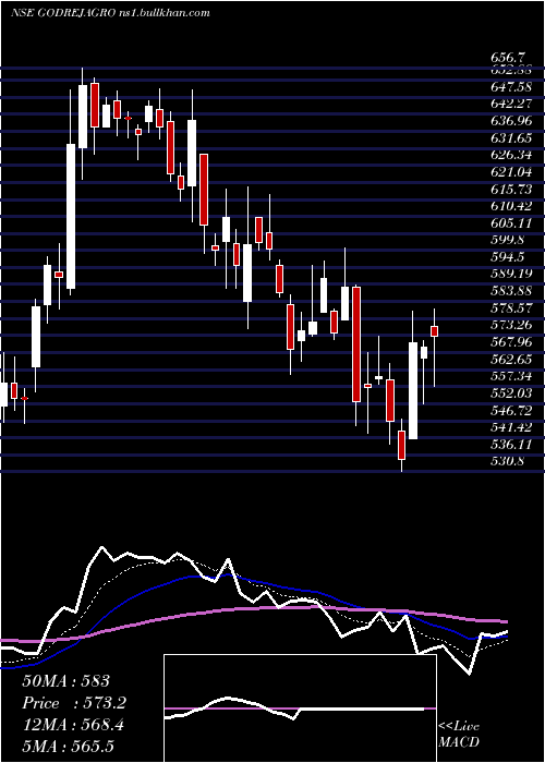  Daily chart GodrejAgrovet