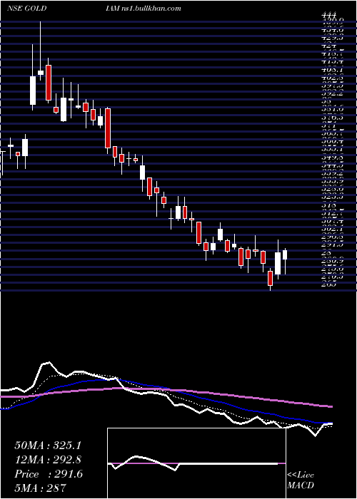  Daily chart GoldiamInternational